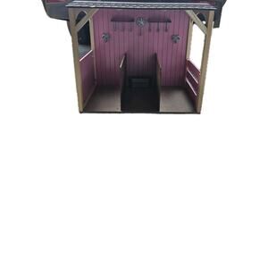 Wooden horse stable toy